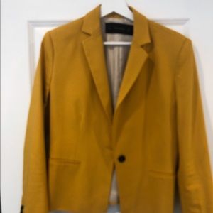 Mustard yellow blazer